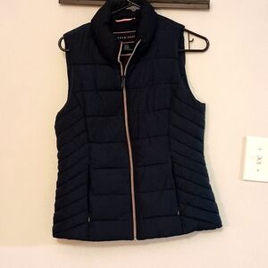 Puff vest, Navy blue
